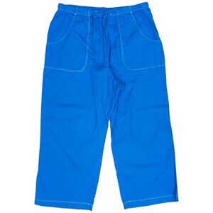 EUC Women's FRESH PRODUCE Topstitch Sheeting Capri Pants‎ | Size M